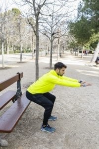 Sentadilla en banco