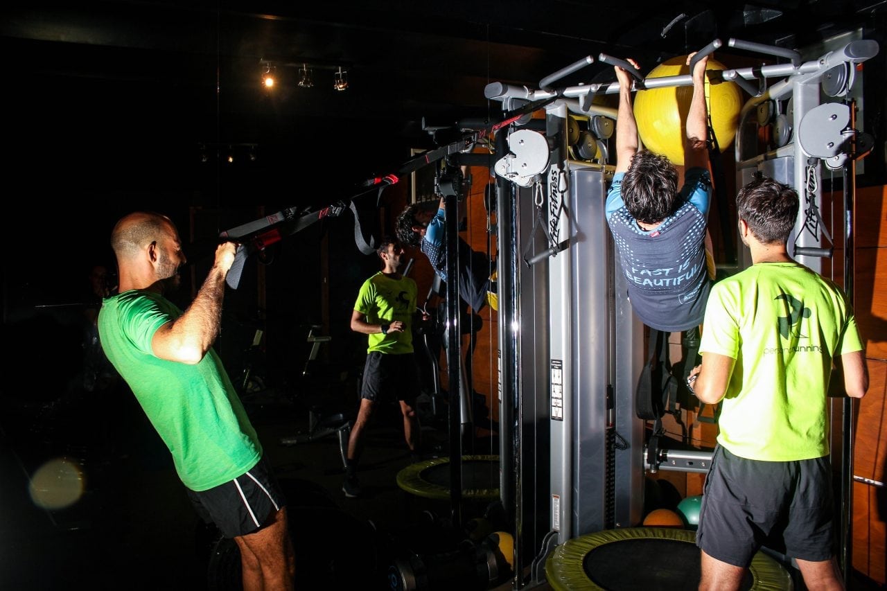 ¿Gimnasio, antes o después del entrenamiento?